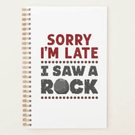 Geologie Rockhound Sorry dat ik te laat ben om een Planner