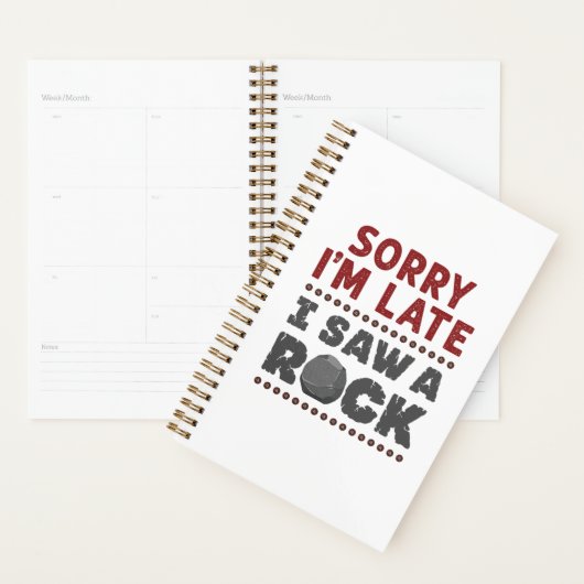Geologie Rockhound Sorry dat ik te laat ben om een Planner (Display)