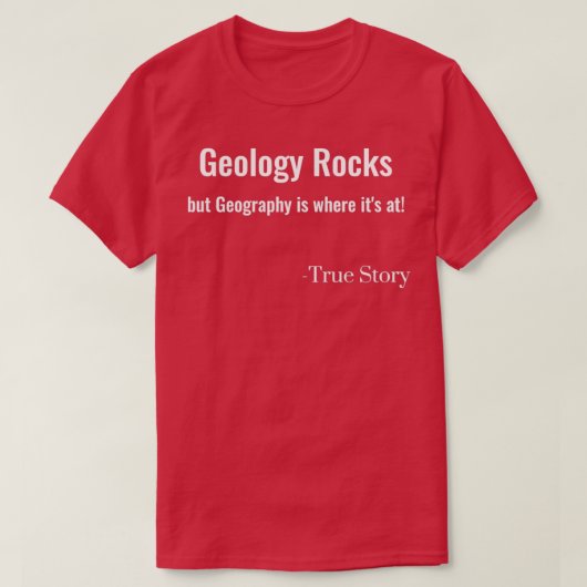 Geologie Rocks 86 T-shirt (Design voorkant)