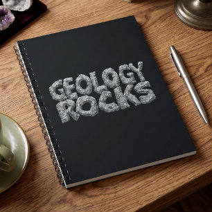 Geologie Rocks - Aardwetenschappen Woordspeling Notitieboek