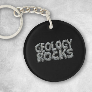Geologie Rocks - Aardwetenschappen Woordspeling Sleutelhanger