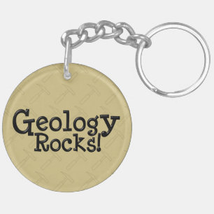 Geologie Rocks! Acryl Sleutelhanger