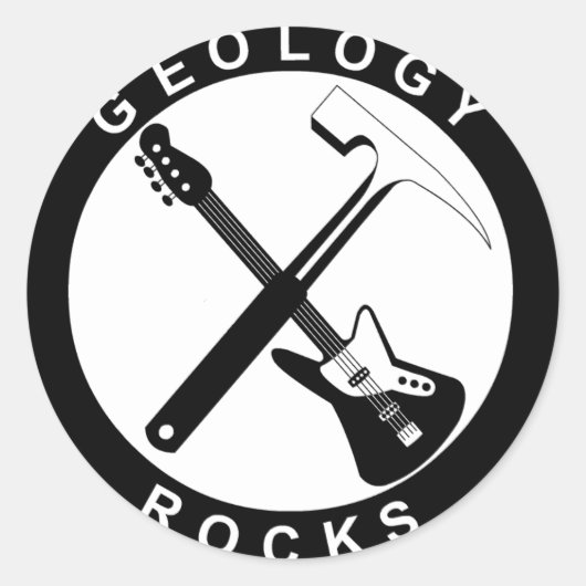 Geologie Rocks Adhesive S Ronde Sticker (Voorkant)
