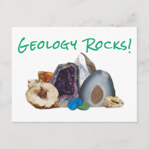 Geologie Rocks. Briefkaart