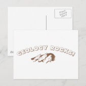Geologie Rocks. Briefkaart (Voorkant / Achterkant)