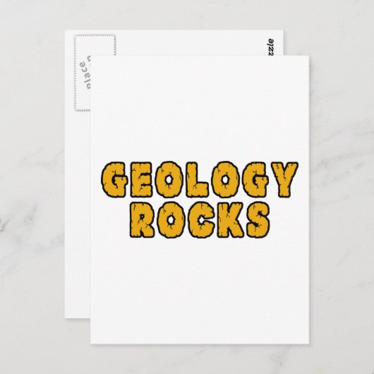 Geologie Rocks Briefkaart (Voorkant / Achterkant)
