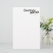 Geologie, Rocks. Briefpapier (Staand voorkant)