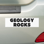 Geologie Rocks Bumpersticker (Op auto)