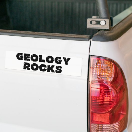 Geologie Rocks Bumpersticker (Op Truck)