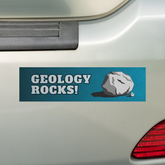 Geologie Rocks. Bumpersticker (Op auto)