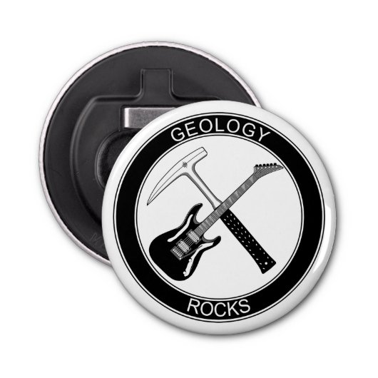 Geologie Rocks Button Bottle Open Button Flesopener (Voorkant)