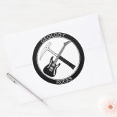 Geologie Rocks Classic Round Sticker (L) (Envelop)