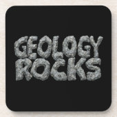 Geologie Rocks - Earth Science Pun Bier Onderzetter (Voorkant)