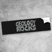 Geologie Rocks - Earth Science Pun Bumpersticker