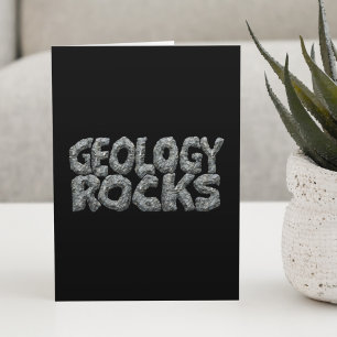 Geologie Rocks - Earth Science Pun Kaart