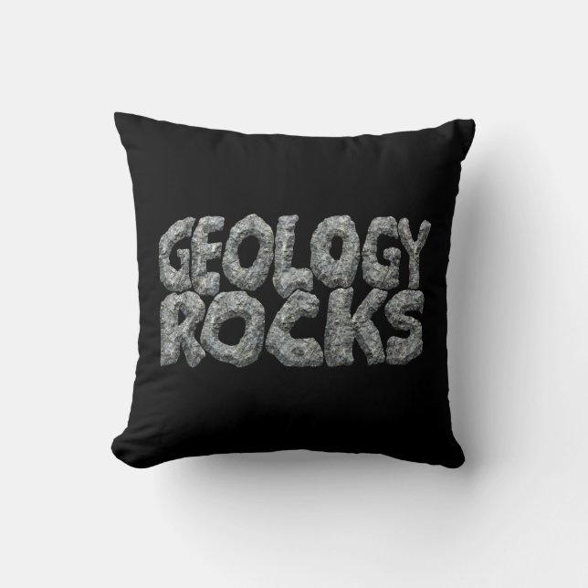 Geologie Rocks - Earth Science Pun Kussen (Voorkant)