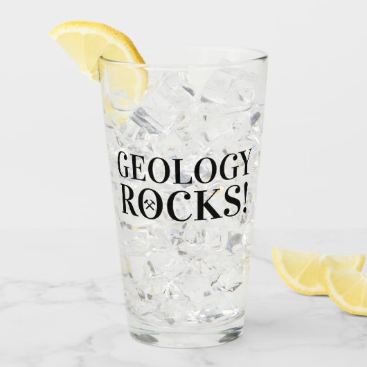 Geologie Rocks. Geologe Glas (Voorkant ijs)