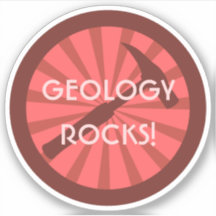 Geologie Rocks! Geoloog Hammer Badge Vinyl