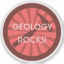 Geologie Rocks! Geoloog Hammer Badge Vinyl