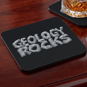 Geologie Rocks - Grappige Aardwetenschappen Woords Bier Onderzetter