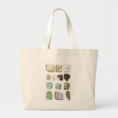 Geologie Rocks. Grote Tote Bag (Voorkant)