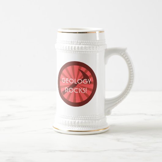 Geologie Rocks! hamerbadge Bierpul (Rechts)