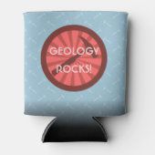 Geologie Rocks! hamerbadge Blikjeskoeler (Voorkant)