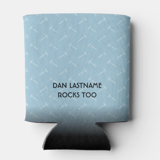 Geologie Rocks! hamerbadge Blikjeskoeler (Achterkant)