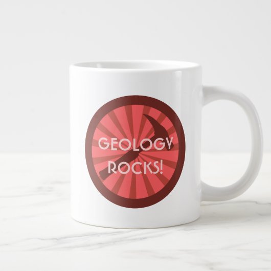 Geologie Rocks! hamerbadge Grote Koffiekop (Rechts)