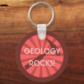Geologie Rocks! hamerbadge Sleutelhanger (Achterkant)