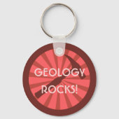 Geologie Rocks! hamerbadge Sleutelhanger (Achterkant)