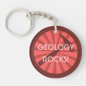 Geologie Rocks! hamerbadge Sleutelhanger (Voorkant)