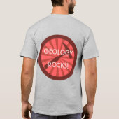 Geologie Rocks! hamerbadge T-shirt (Achterkant)