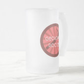 Geologie Rocks. Hammer Badge Matglas Bierpul (Voorkant rechts)