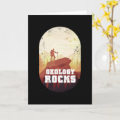 Geologie Rocks Hiking Gift for Geologist Kaart (Gele Bloem)