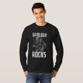 Geologie Rocks i Funny Geologist Science T-shirt (Voorkant volledig)