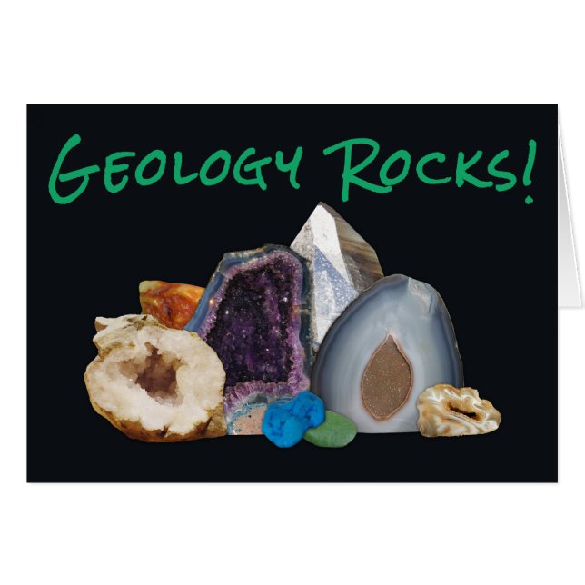 Geologie Rocks. Kaart (Voorkant Horizontaal)