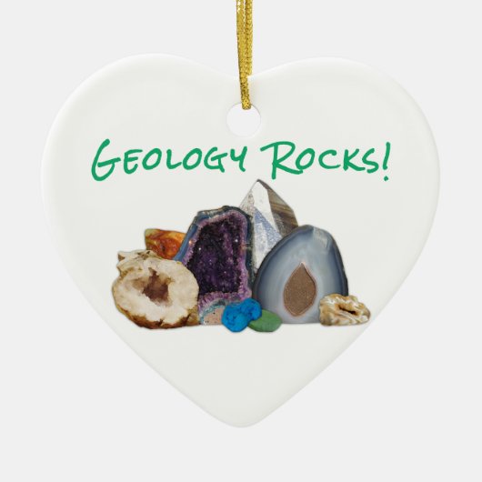 Geologie Rocks. Keramisch Ornament (Voorkant)