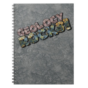 Geologie Rocks. Nerd Geek Science Humor Notitieboek