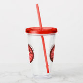 Geologie Rocks! Rock Hammer Logo Acryl Drinkbeker (Links)