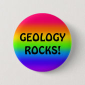 GEOLOGIE ROCKS! RONDE BUTTON 5,7 CM (Voorkant)