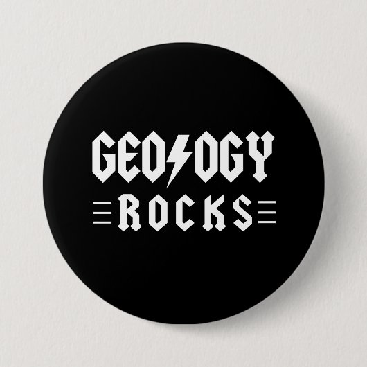 Geologie Rocks Ronde Button 7,6 Cm (Voorkant)