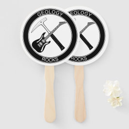 Geologie Rocks set of Hand Fans Handwaaier