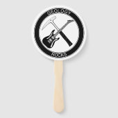 Geologie Rocks set of Hand Fans Handwaaier (Voorkant)