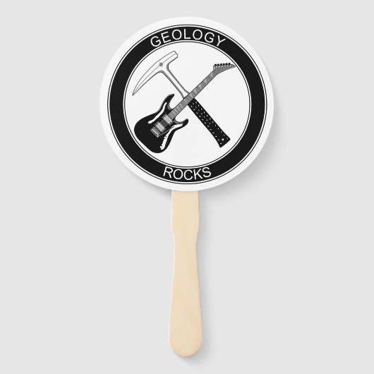 Geologie Rocks set of Hand Fans Handwaaier (Voorkant)