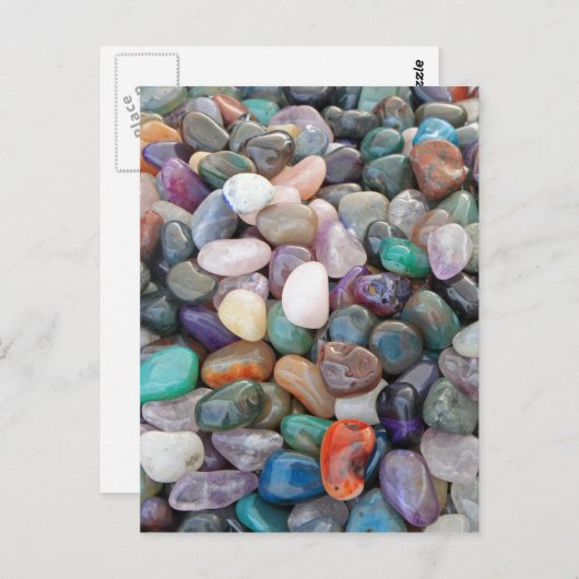 Geologie Rocks. (stapel mooie stenen) Postkaart (Voorkant / Achterkant)