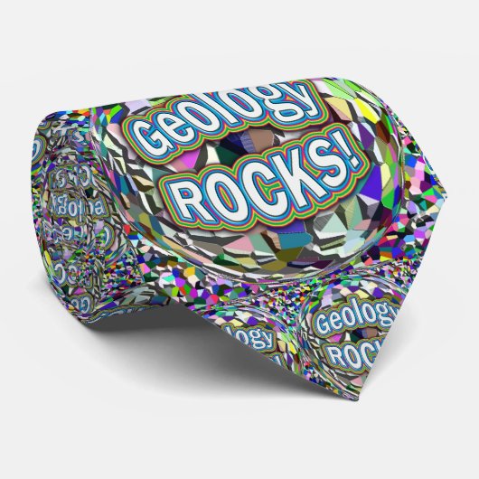 Geologie ROCKS! Stropdas (Opgerold)