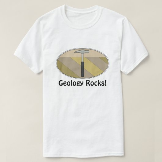 Geologie Rocks. T-shirt (Design voorkant)