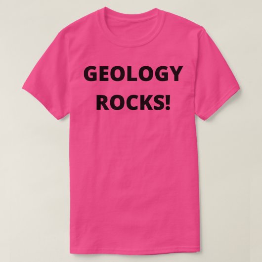 Geologie Rocks T-shirt (Design voorkant)