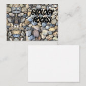 GEOLOGIE ROCKS! VISITEKAARTJE (Voorkant / Achterkant)
